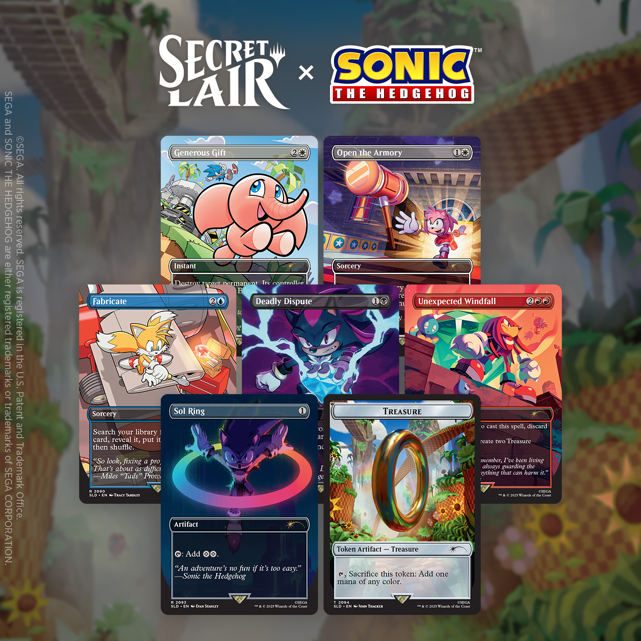 MTG: Secret Lair x Sonic: Chasing Adventure