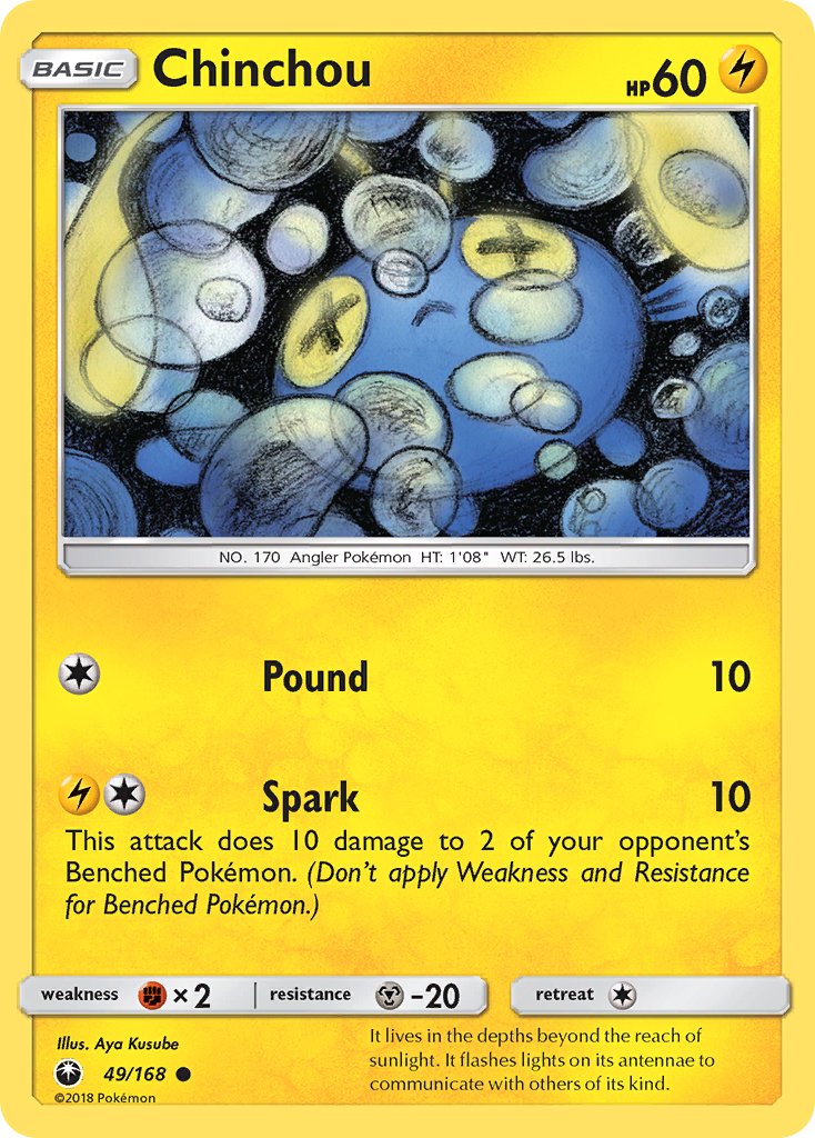 Chinchou - 049/168 (CES) Common - Near Mint