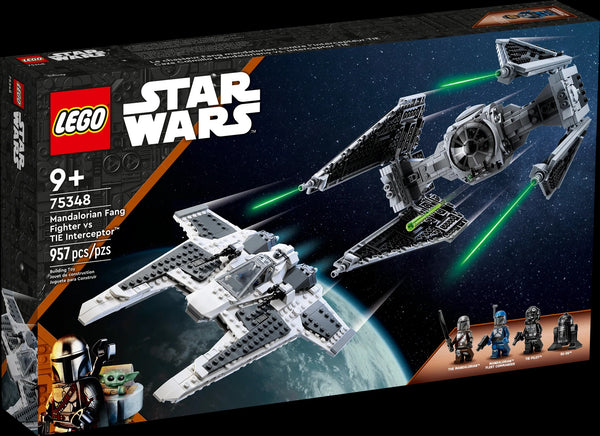 Lego: Star Wars - Mandalorian Fang Fighter vs. TIE Interceptor (75348)
