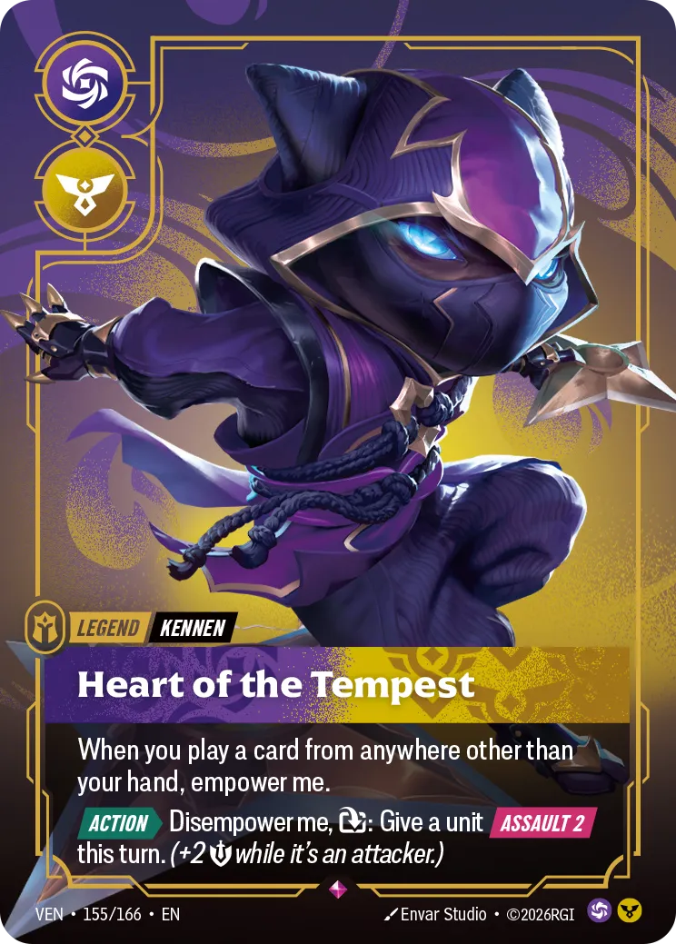Yordle, Kennen - Heart of the Tempest - 155/166 (VEN) Rare