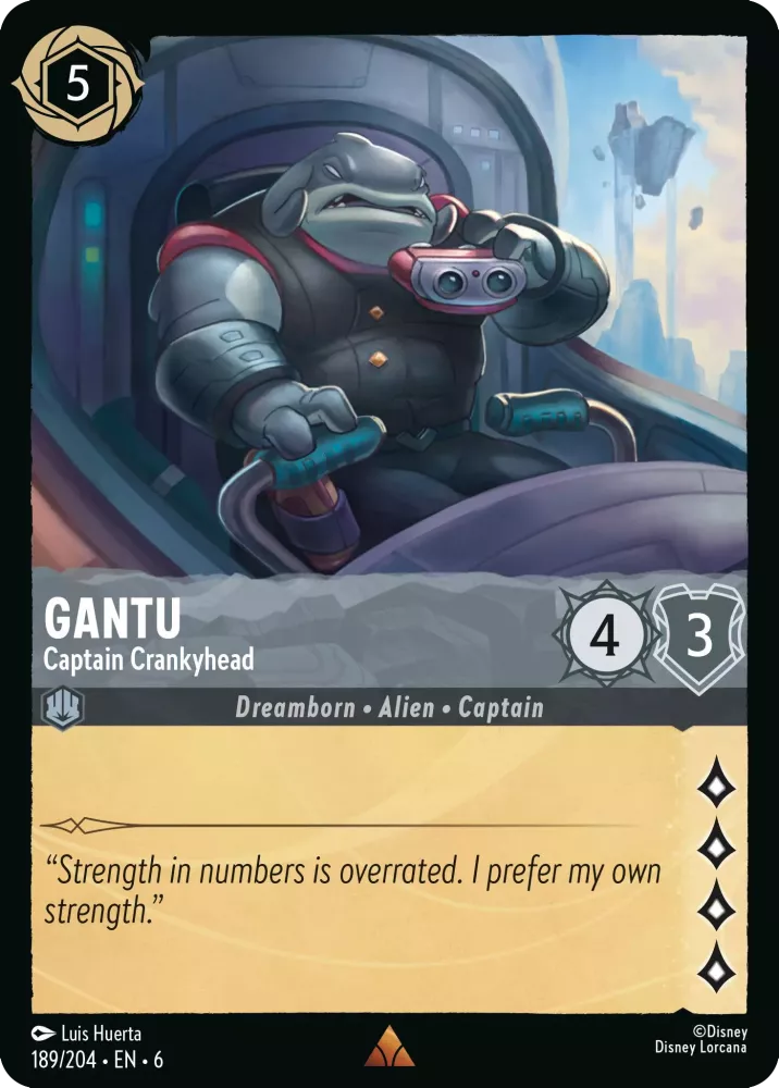 Gantu - Captain Crankyhead (Azurite Sea 189/204) Rare - Near Mint