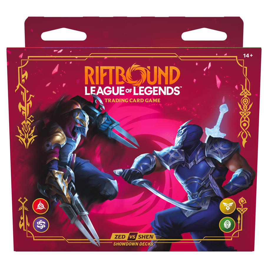 Riftbound: League of Legends TCG: Set 4 Vendetta - Showdown Deck: Zed vs Shen (Release Date: 07.31.26)