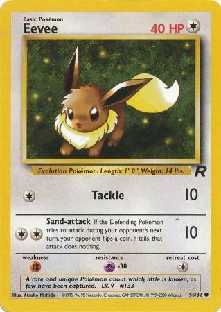 Eevee - 55/82 (TR) Common - Unlimited Near Mint
