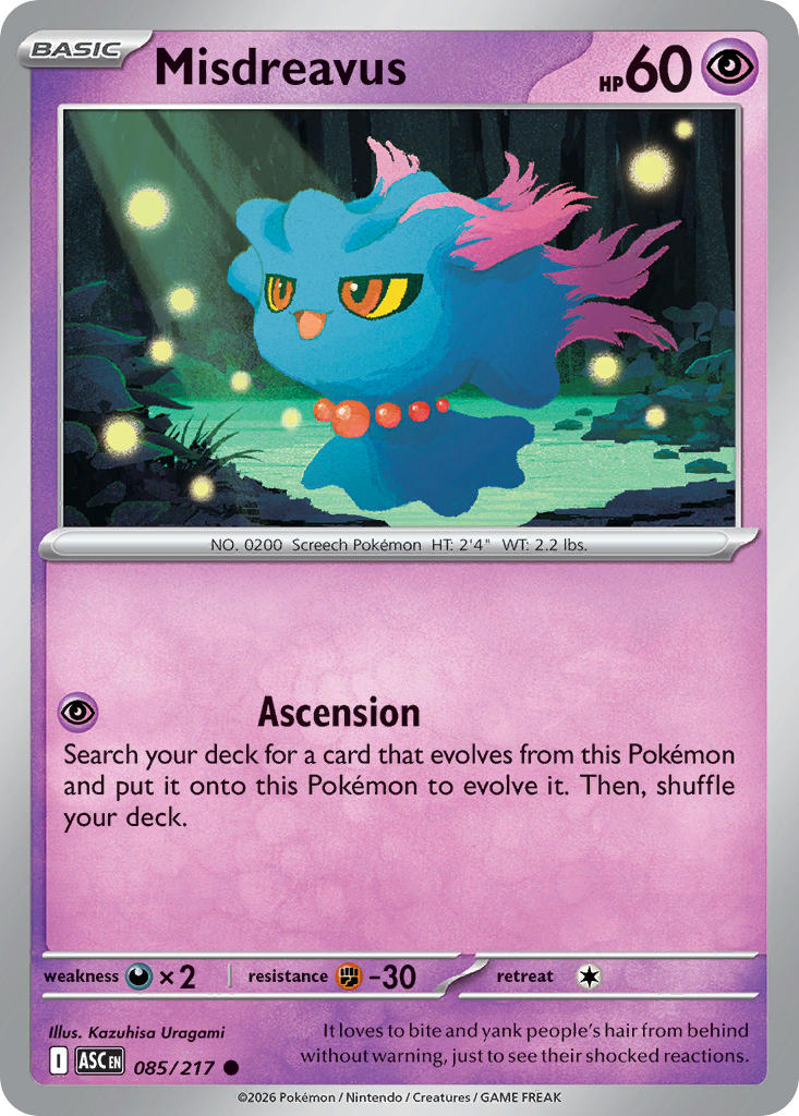 Misdreavus - 085/217 (ASC) Common