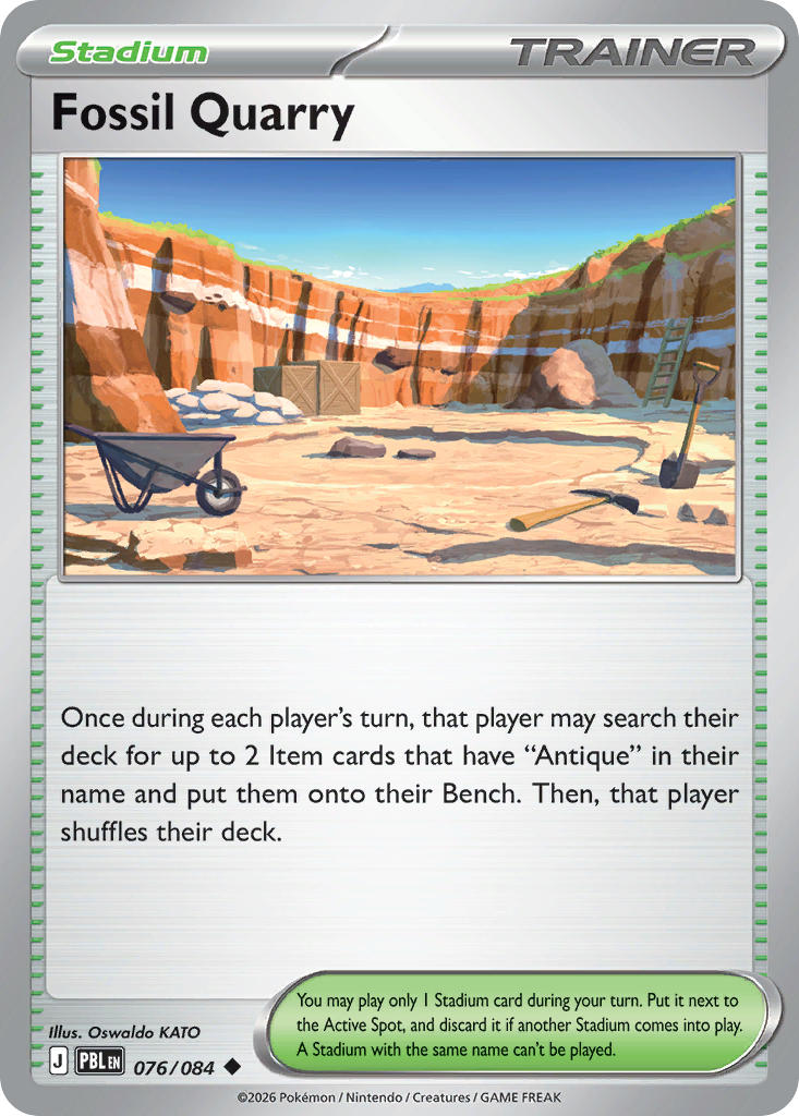 Fossil Quarry - 076/084 (PBL) Uncommon