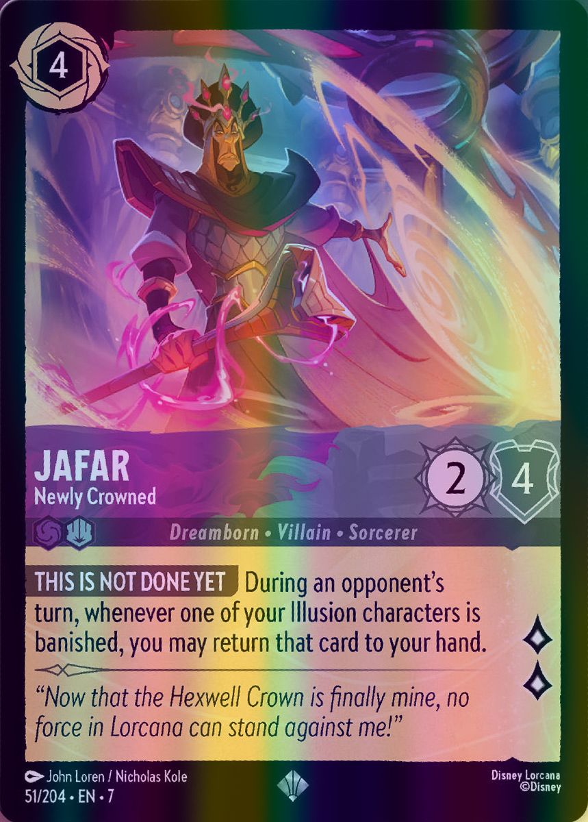 Jafar - Newly Crowned (Archazia's Island - 051/204) Super Rare