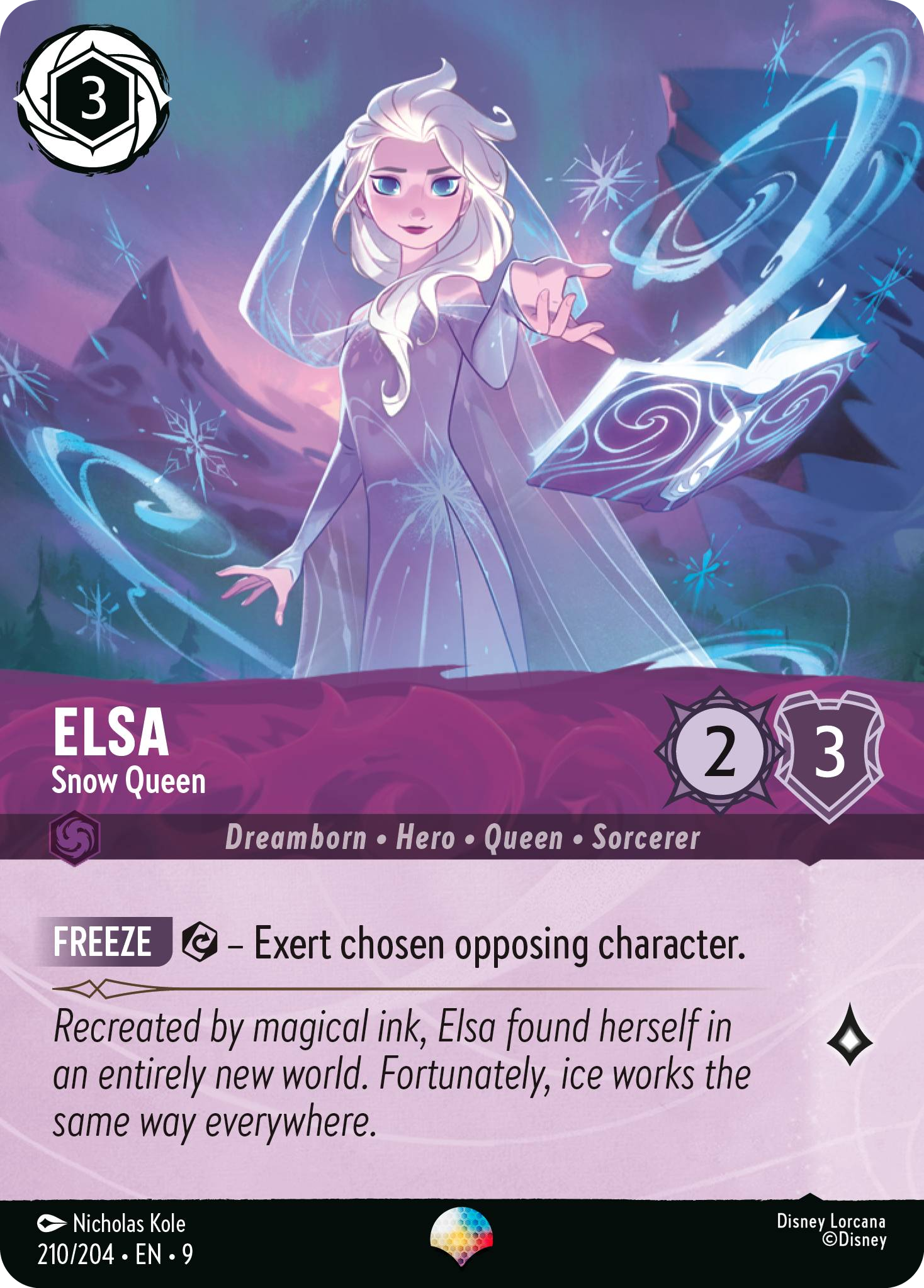 Elsa - Snow Queen (Fabled - 210/204) Epic
