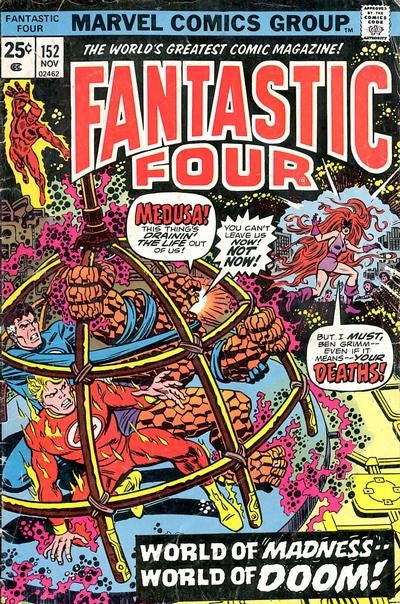 Fantastic Four (1961 Series) #152 (6.5) Series "A" Marvel Value Stamp #23 (Sgt. Fury)