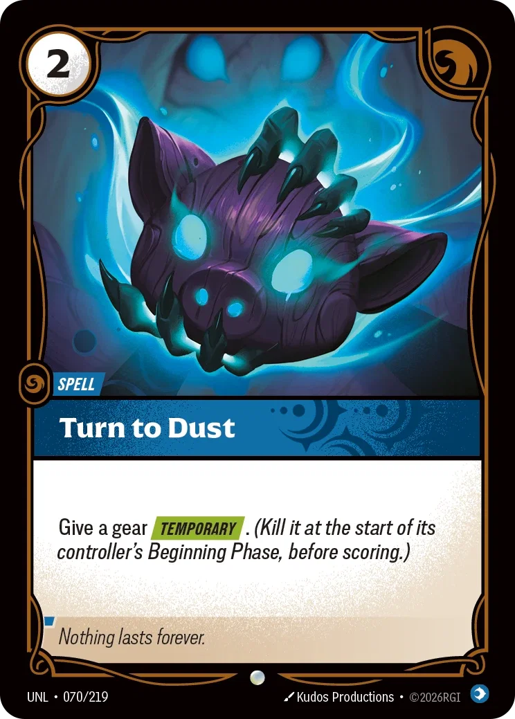 Turn to Dust - 070/219 (UNL) Common