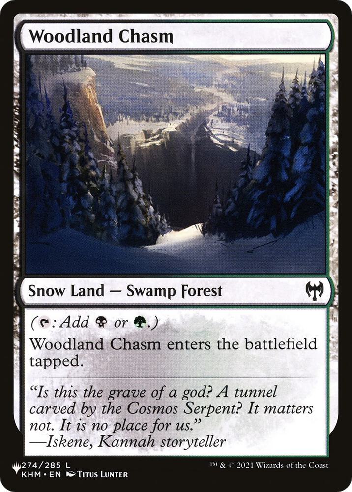 Woodland Chasm (KHM-C-LIST)