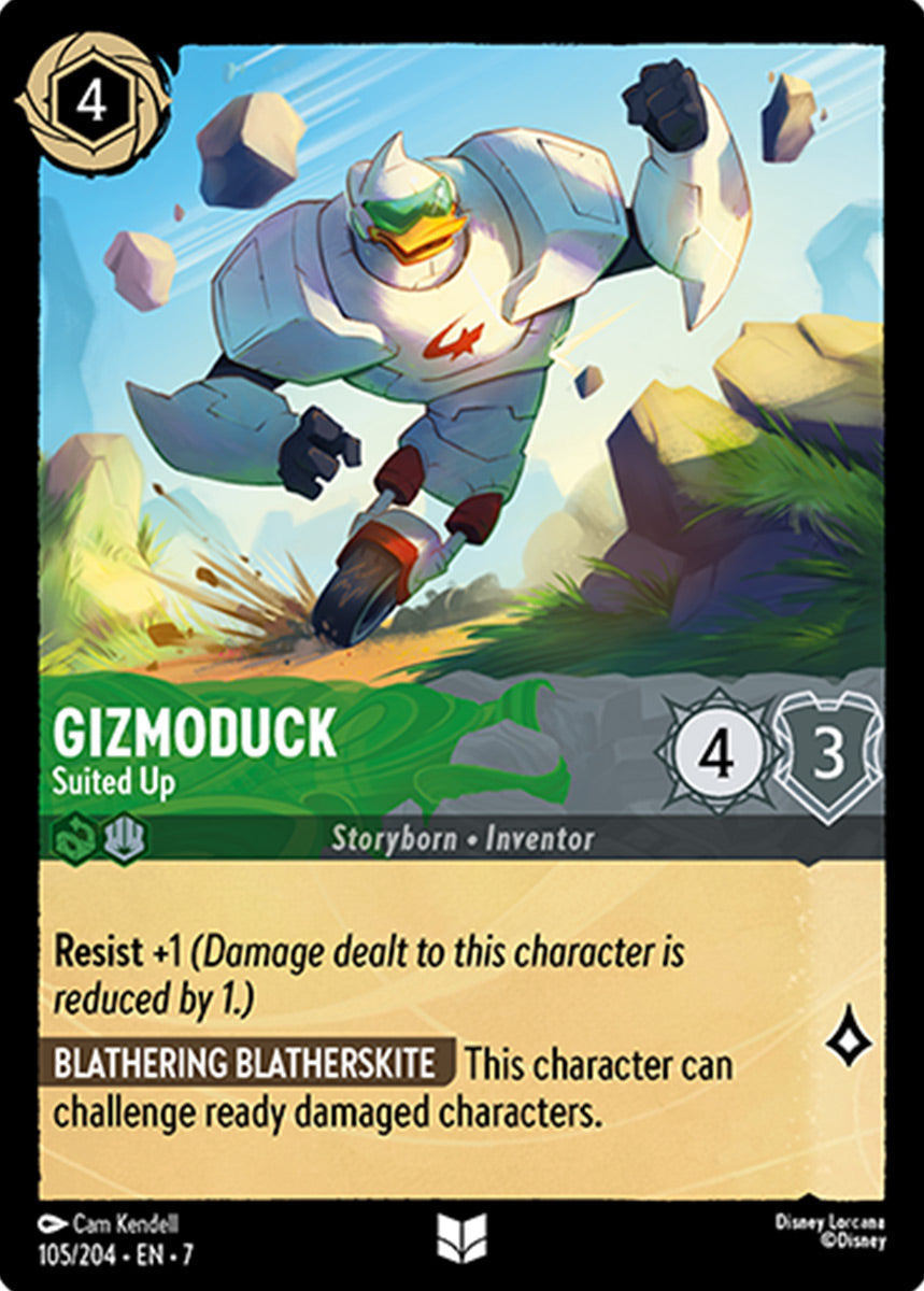 Gizmoduck - Suited Up (Archazia's Island - 105/204) Uncommon