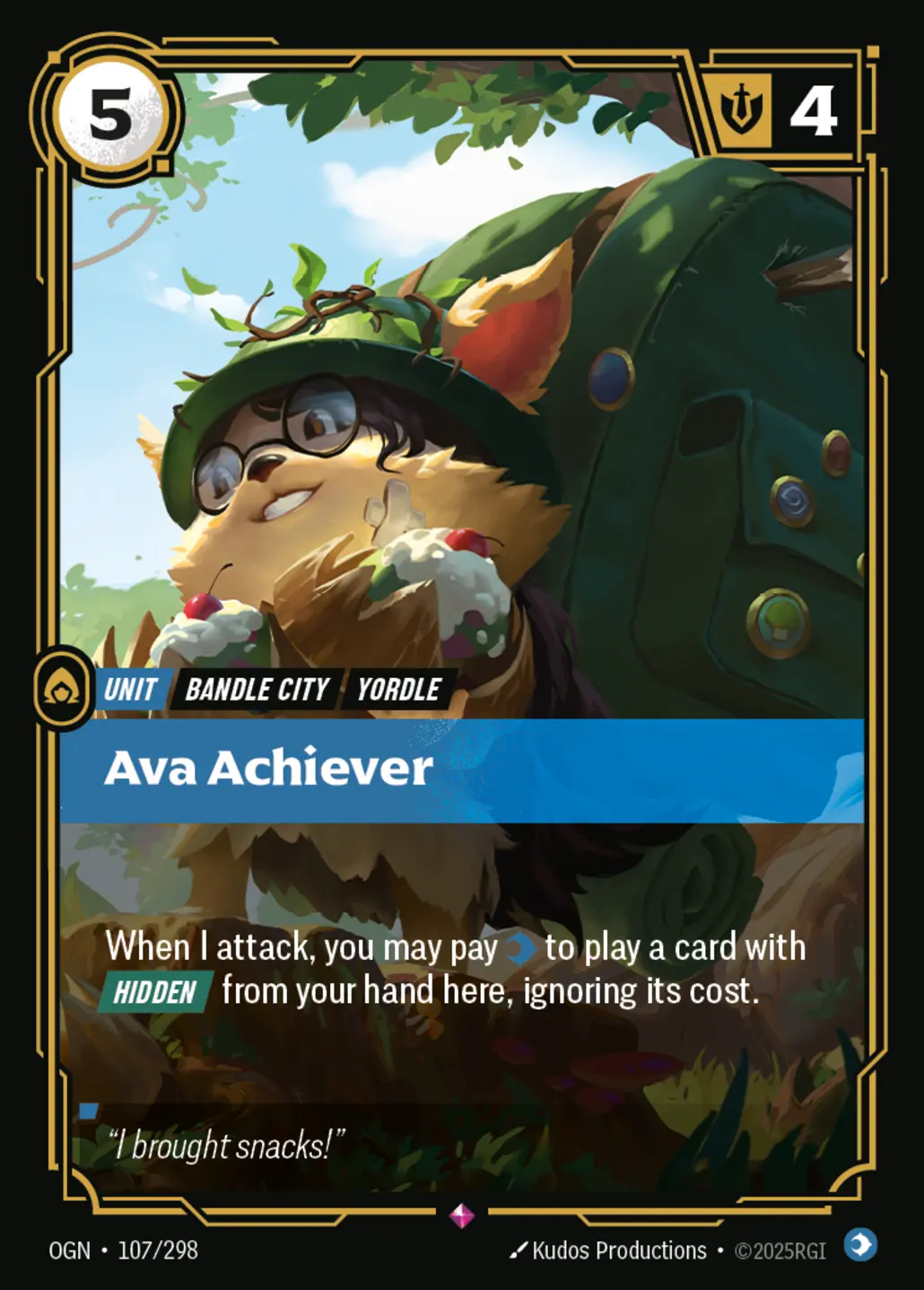 Ava Achiever - 107/298 (OGN) Rare