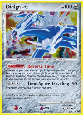 Dialga G LV.72 - 5/127 (PL) Holo Rare - Damaged Holofoil