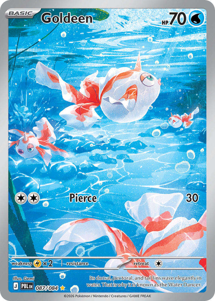 Goldeen - 087/084 (PBL) Illustration Rare