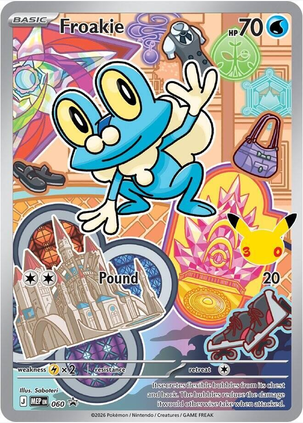 Froakie - 060 (MEP) Promo Near Mint Holofoil