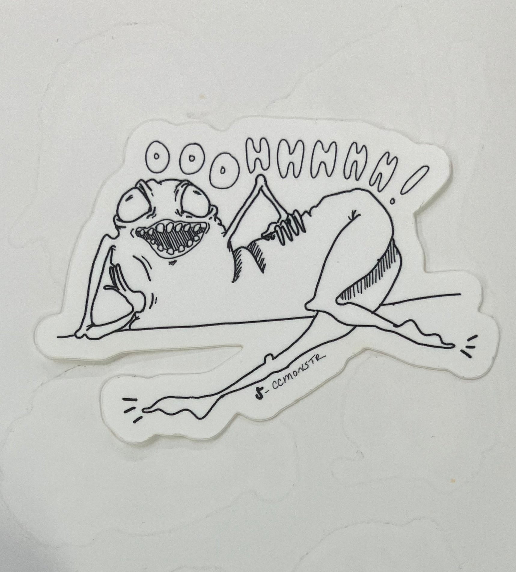 Celeste Artist Series - ccmonstr: Ooohhhhh! Sticker