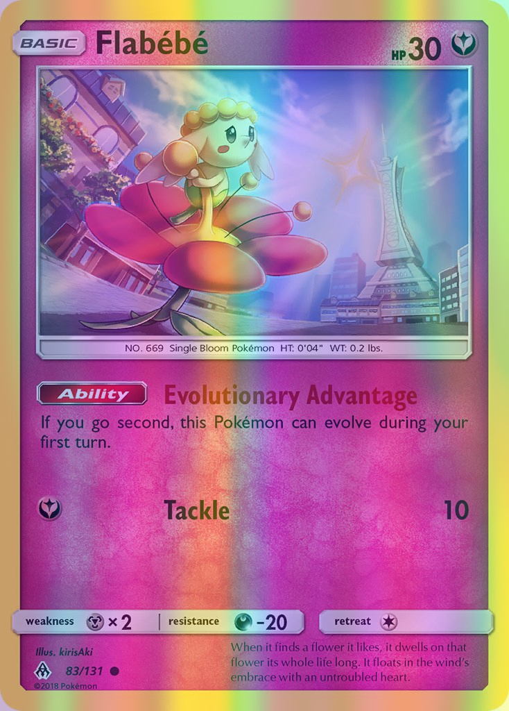 Flabebe - 083/131 (FLI) Common - Near Mint Reverse Holofoil
