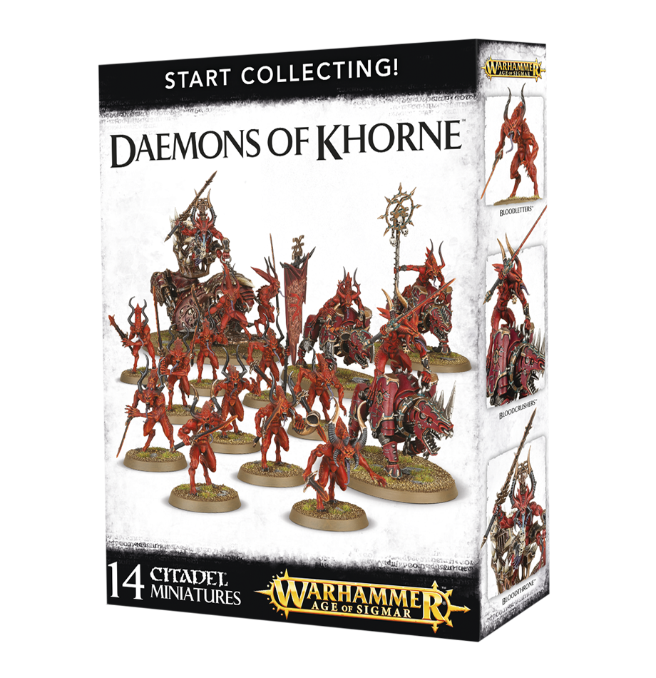 Daemons: Daemons of Khorne - Start Collecting! (14 Miniatures)