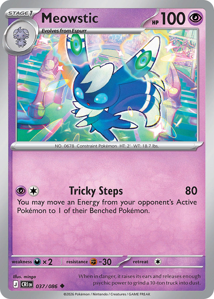Meowstic - 037/086 (CRI) Uncommon