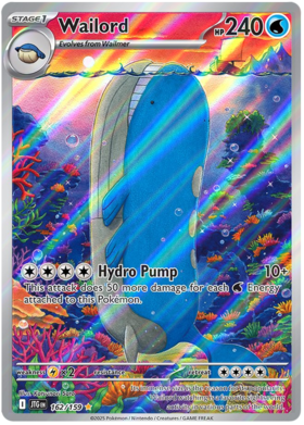 Wailord - 162/159 (JTG) Illustration Rare
