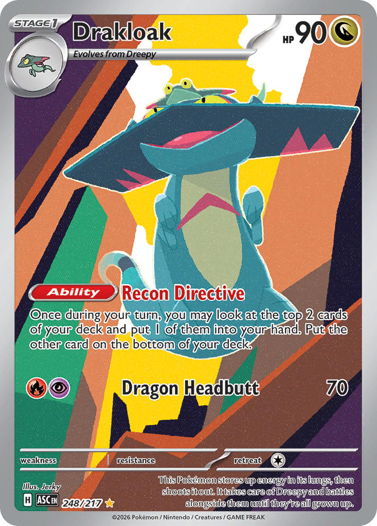 Drakloak - 248/217 (ASC) Illustration Rare