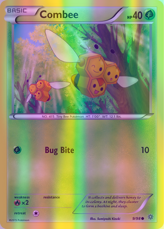 Combee - 009/098 (AOR) Common - Near Mint Reverse Holofoil