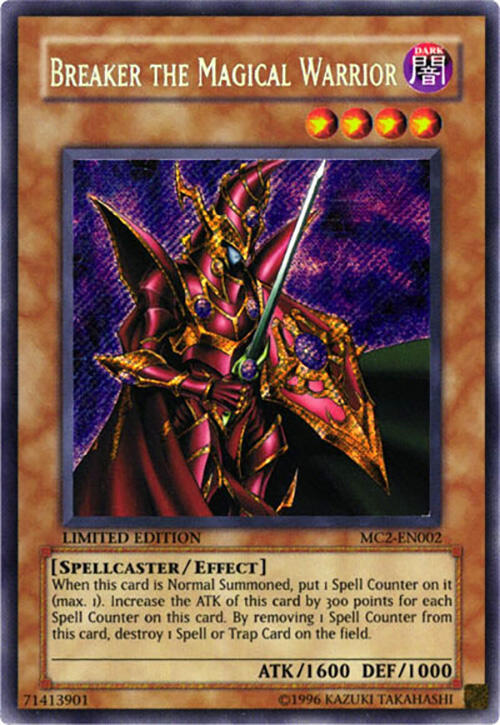 Breaker the Magical Warrior (MC2-EN002) Secret Rare - Light Play Limited