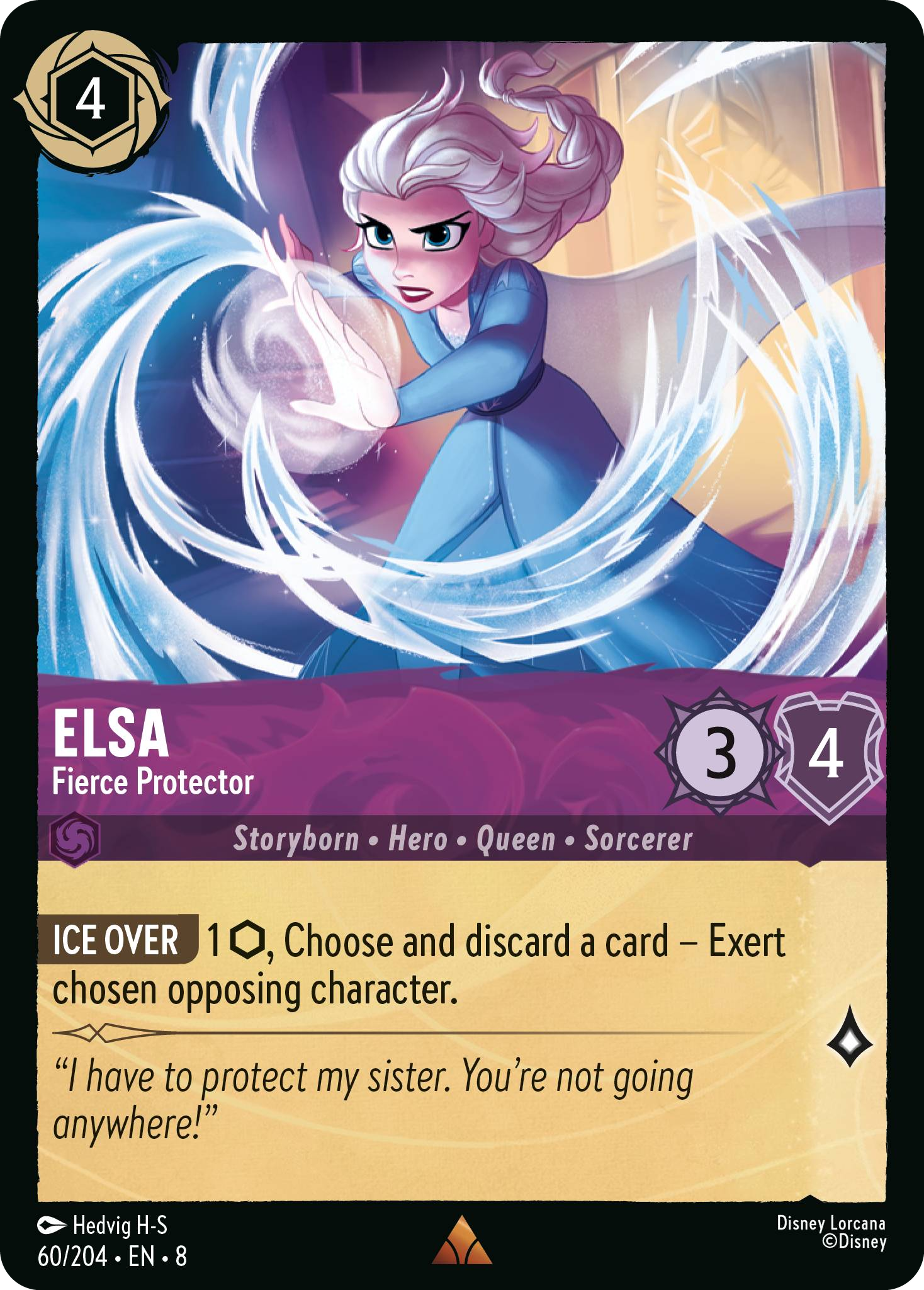 Elsa - Fierce Protector (Reign of Jafar - 060/204 ) Rare