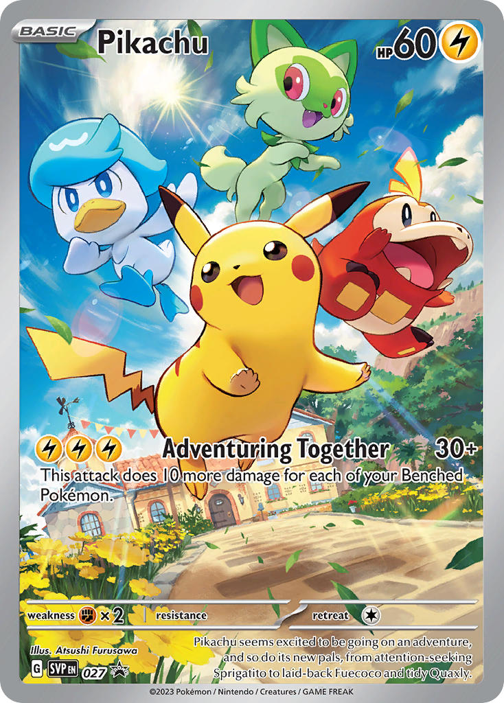 Pikachu - 027 (SVP) Promo - Near Mint Holofoil