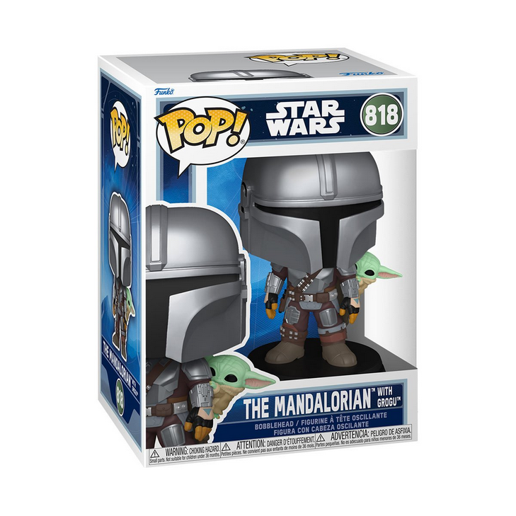 POP Figure: Star Wars The Mandalorian and Grogu #0818 - Mandalorian with Grogu