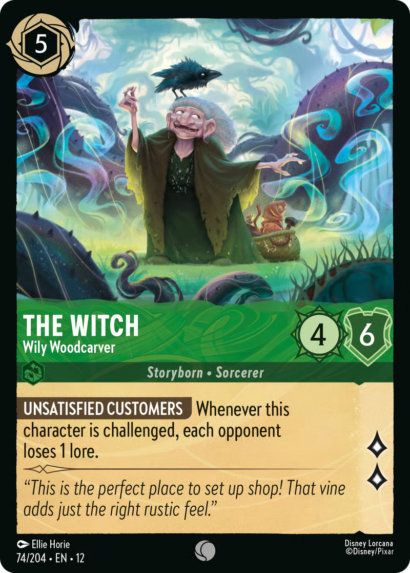 The Witch - Wily Woodcarver (074/204 - Wilds Unknown) Common