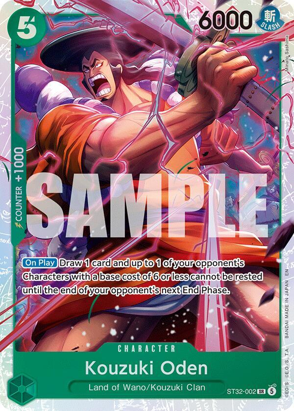 Kouzuki Oden - Starter Deck 32: GREEN Roronoa Zoro (ST-32)