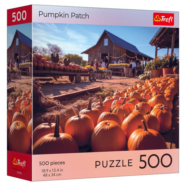 Puzzle: Halloween Pumpkin Patch 500 Piece