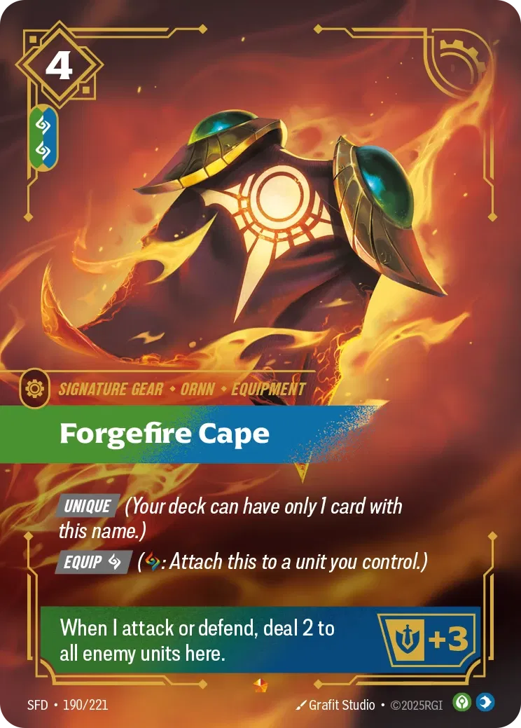 Forgefire Cape - 190/221 (SFD) Epic