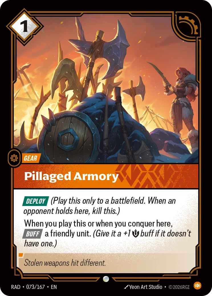 Pillaged Armory - 073/167 (RAD) Common
