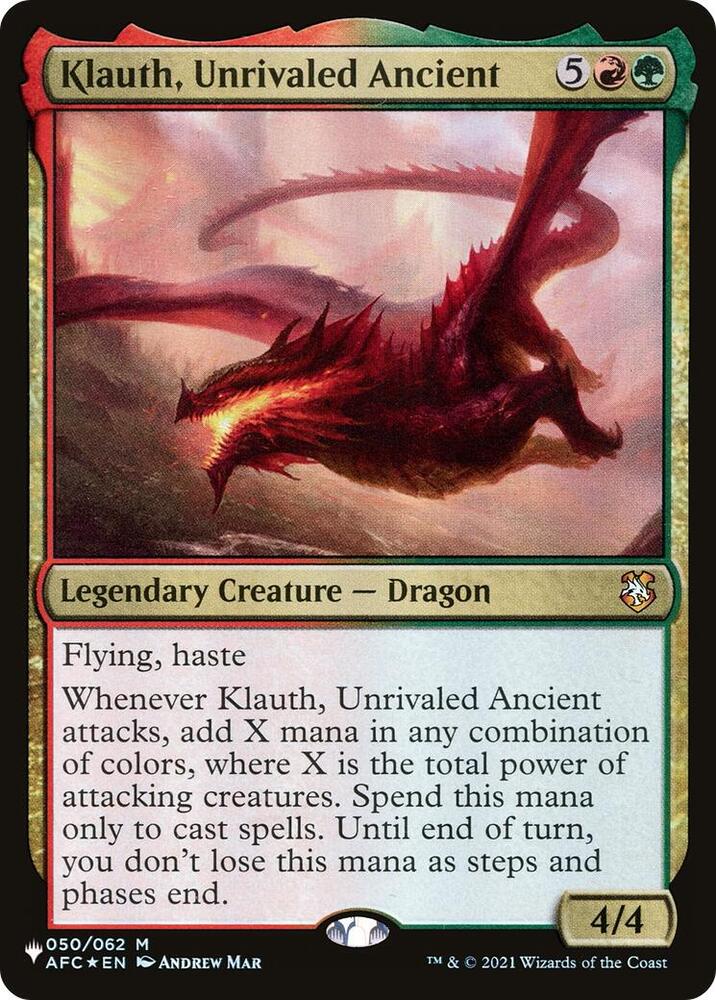 Klauth, Unrivaled Ancient (AFC-M-LIST)