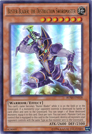 Buster Blader, the Destruction Swordmaster (BOSH-EN018) Ultra Rare - Near Mint Unlimited