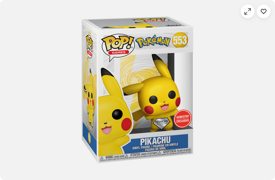 POP Figure: Pokemon #0553 - Pikachu (Waving) (Gamestop Exclusive)