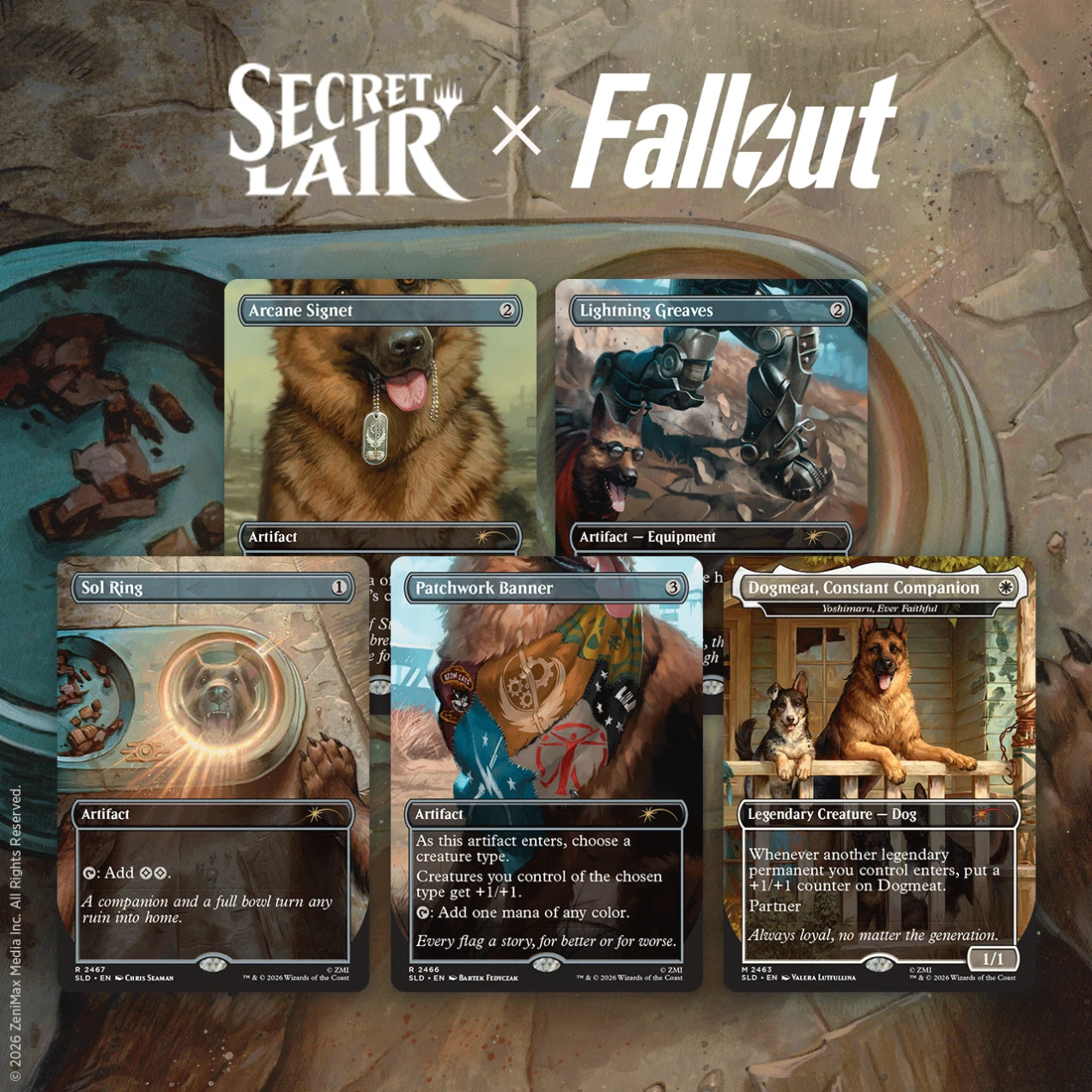 MTG: Secret Lair - Secret Lair x Fallout: Greet the Dog