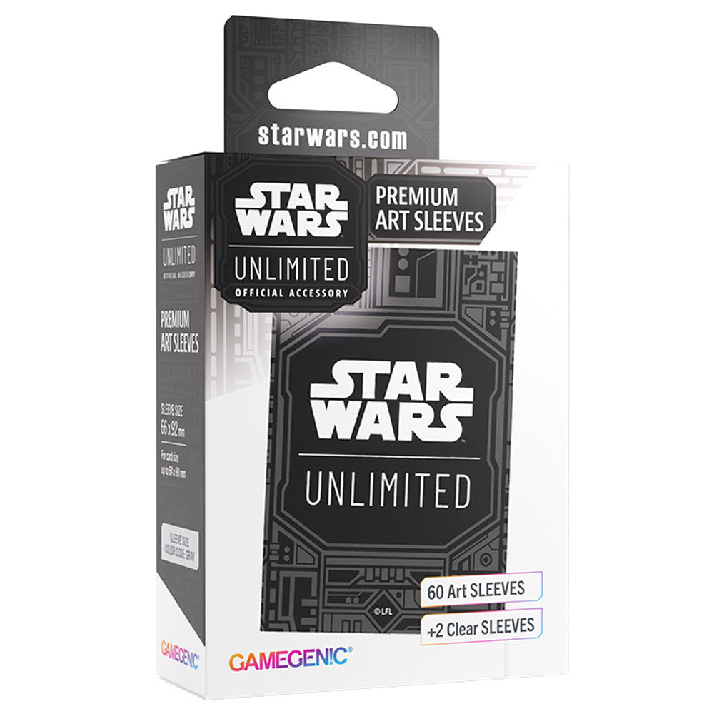 GameGenic: Premium Art Sleeves - Star Wars: Unlimited - Pattern (Grey 60ct +1)