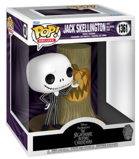POP Figure Deluxe: Nightmare Before Christmas #1361 - Jack with Halloween Door