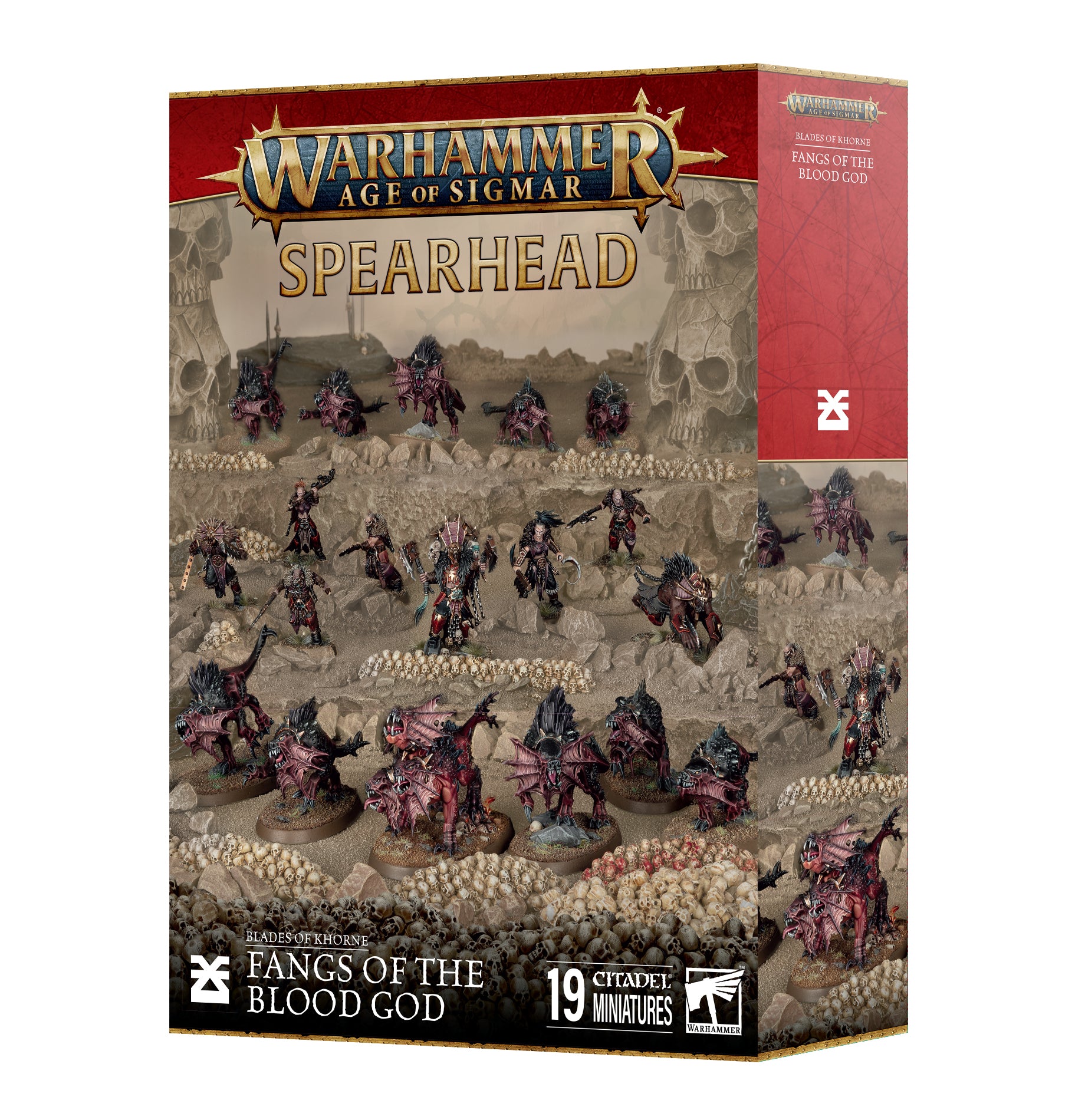 Age of Sigmar: Blades of Khorne - Spearhead: Fangs of the Blood God (19 Miniatures)