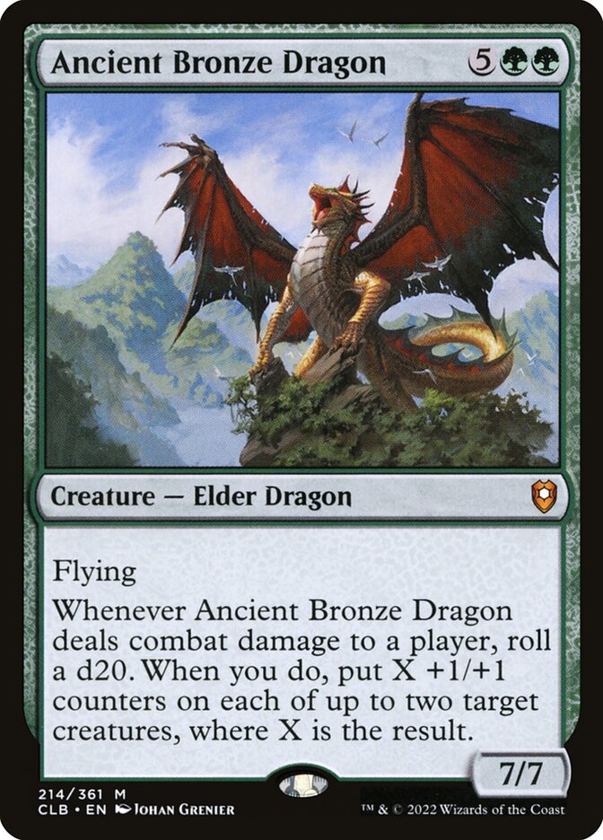Ancient Bronze Dragon (CLB-M) Light Play