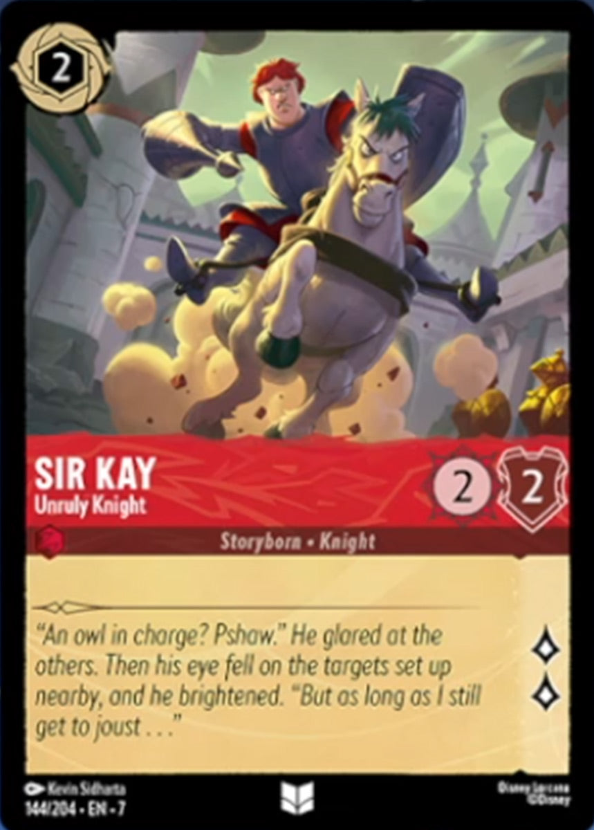 Sir Kay - Unruly Knight (Archazia's Island - 144/204) Uncommon