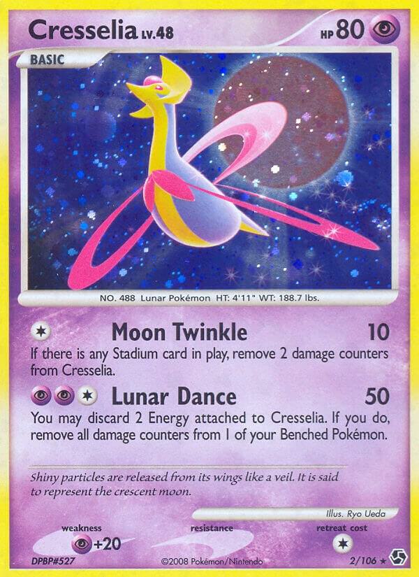 Cresselia - 002/106 (GE) Light Play - Holo Rare