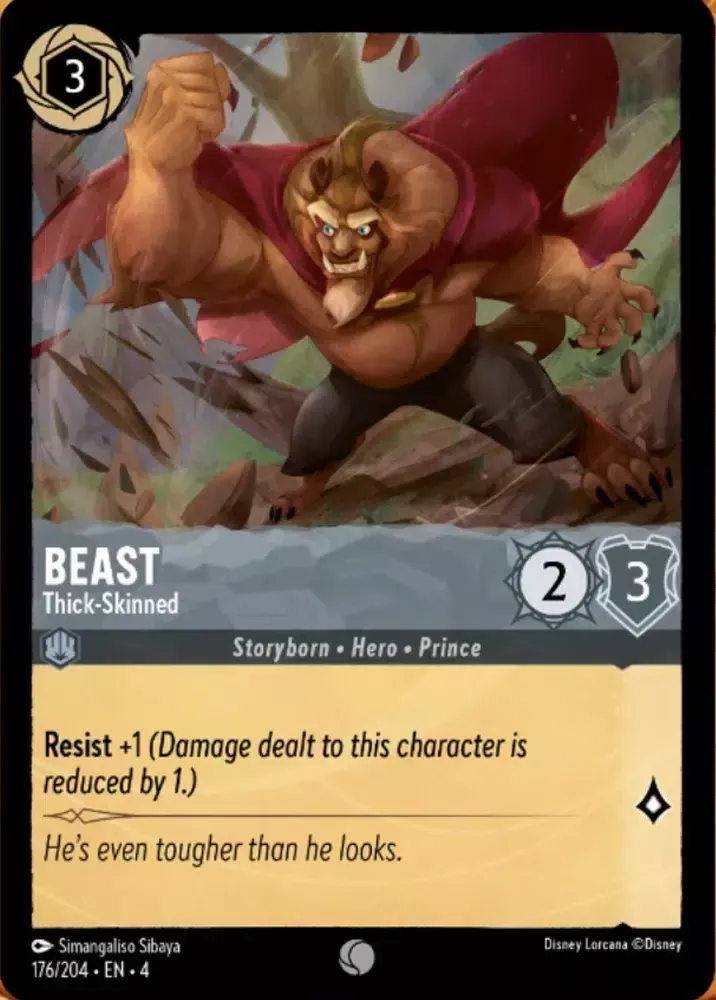 Beast - Thick-Skinned (Ursula's Return 176/204) Common - Near Mint