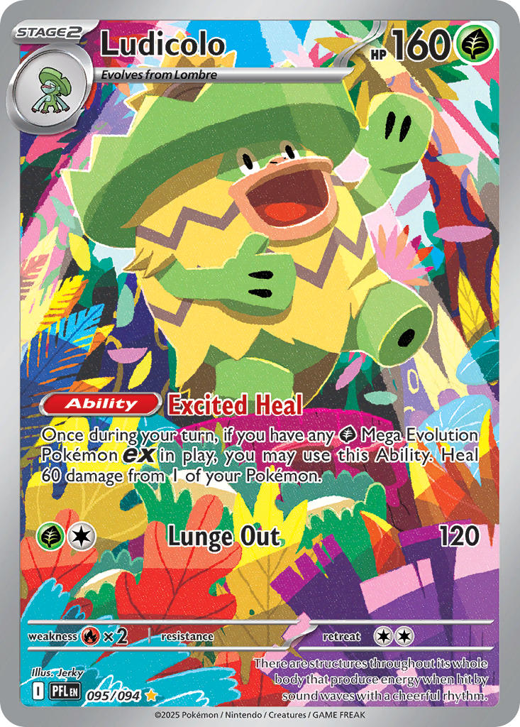 Ludicolo - 095/094 (PFL) Illustration Rare