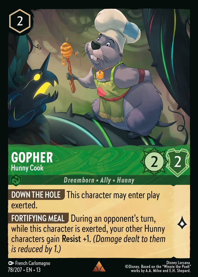 Gopher - Hunny Cook (078/204 - Attack of the Vine!) Rare
