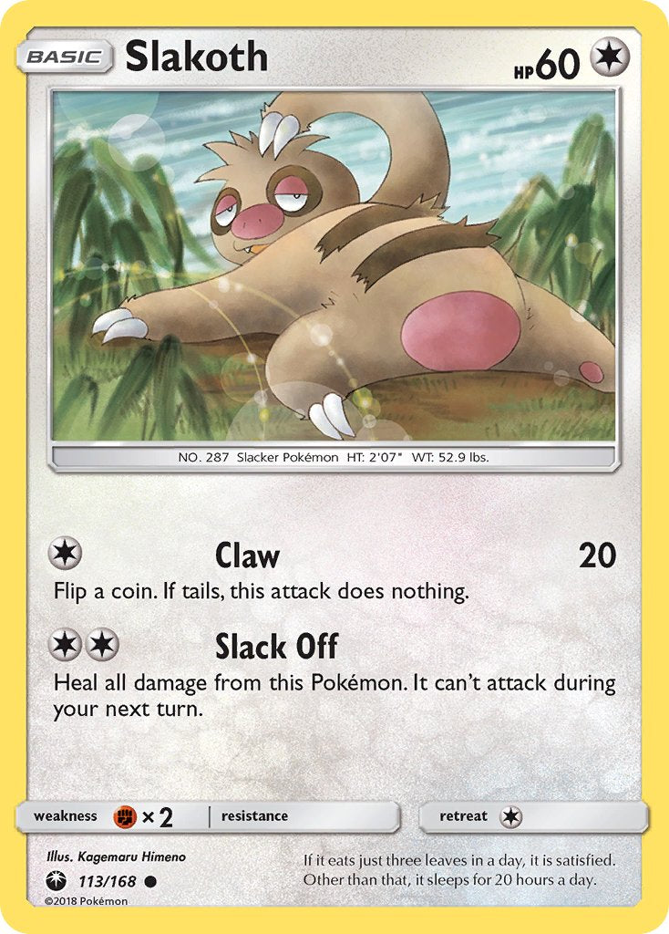 Slakoth - 113/168 (CES) Common - Near Mint
