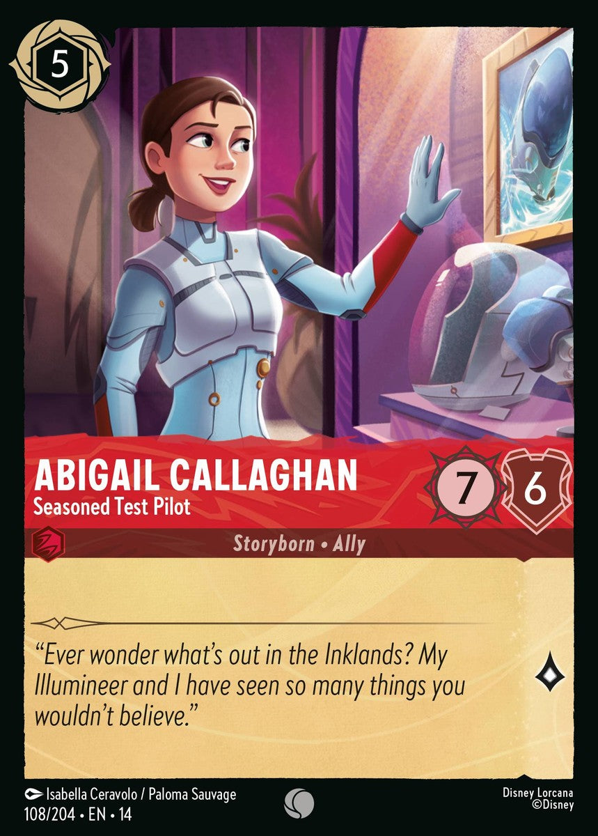 Abigail Callaghan - Seasoned Test Pilot (108/204 - Hyperia City) Common